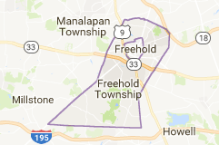 freehold airport limo service map